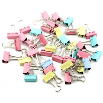 Attaches-clips Couleur 60 Piéces 15 mm