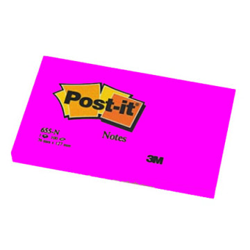 STICK NOTE 76/127 FLUO 100F