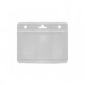 Porte Badge Souple Transparent 9.3 x 11.2 cm-A003