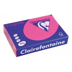 Rame Clairefontaine Rose Fichsia A4 80 gr - 500 feuilles