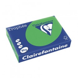 Rame Clairefontaine Vert Sapin A4 80 gr - 500 feuilles