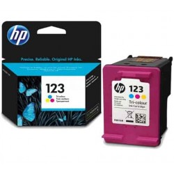Cartouche d'Encre HP 123 Trois-couleurs