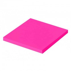 Stick Note 76/76 Fluo 100 Feuilles -Rose