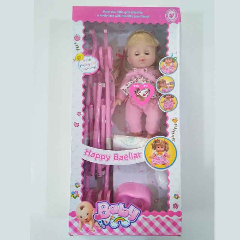 poupee avec poussette