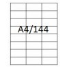 ETIQUETTES ADHESIVES 30 x 11 MM 100 FEUILLES BLANC