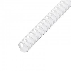 Pack de 100 Reliures Spirale 19mm Blanc