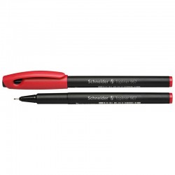 Stylo Pointe Fine Schneider Topliner 967 Rouge