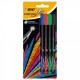 Pochette 4 stylos FEUTRE INTENSITY FINE- BIC