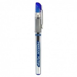 STYLO GEL ROLLER MY SIGN 1.0MM BLEU PENSAN