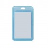 Badge Transparent 9 x 6cm portrait-BLEU