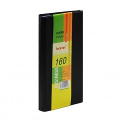 PORTE CARTE VISITE 160 PCS NOIR