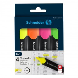 Pochette 4 Fluo Schneider-Job 150