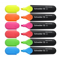 POCHETTE DE 6 FLUO SCHNEIDER