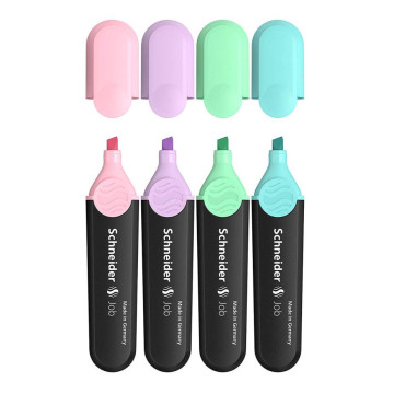 Pochette 4 Fluo Pastel Schneider-Job 150