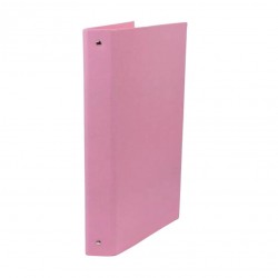 Classeur 4 anneaux Dos40mm - Rose pastel