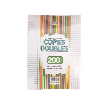 DOUBLE FEUILLE 200P 21*29.7 OSCAR
