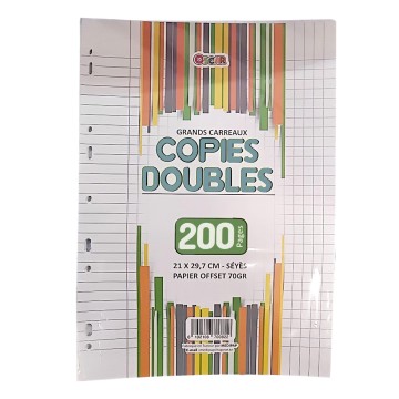 DOUBLE FEUILLE PERFOREE GM 200P OSCAR