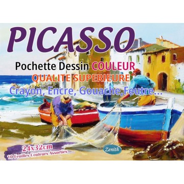 POCHETTE DESSIN CANSON COULEUR PICASSO