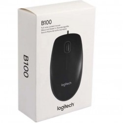 Souris Logitech Optique Black USB B100
