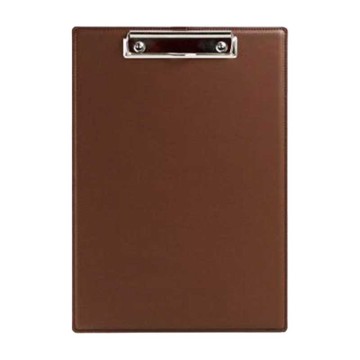 PORTE BLOC Double Rigide A4 Marron