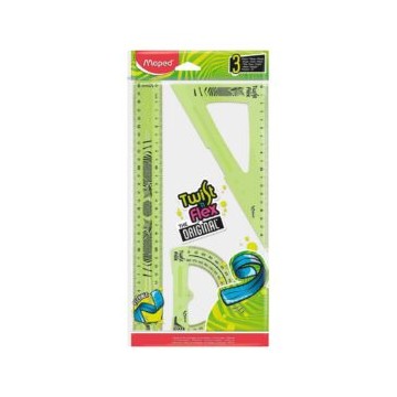 POCHETTE GEOMETRIQUE 30CM 3 PIECES TWIST N FLEX MAPED