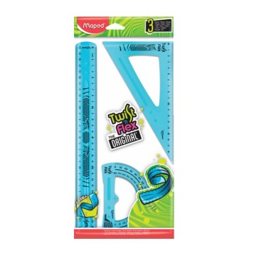 POCHETTE GEOMETRIQUE 30CM 3 PIECES TWIST N FLEX MAPED