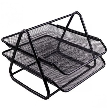 Corbeille à courrier Métallique 2 étages