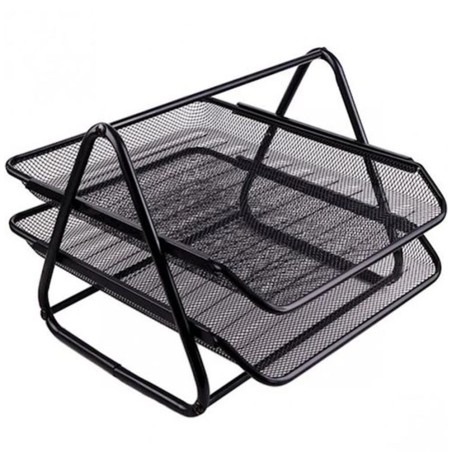 Corbeille à courrier Métallique 2 étages