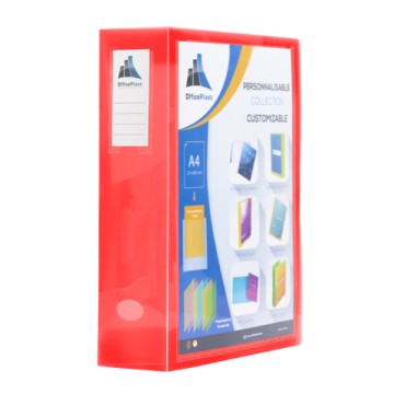Boîte de classement Personnalisable Officeplast (Rouge)