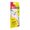 Boite de 12 crayons de couleur Jovi Wood-less