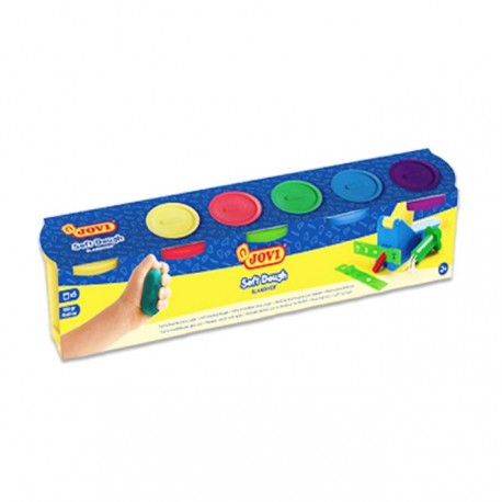 Pack de 5 pots de Pâte à modeler Jovi