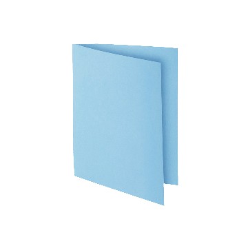 Chemises Cartonnées Luxe Bleu Bristol-100pcs