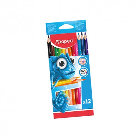Paquet de 12 crayons de couleur MAPED