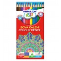 Paquet de 12 crayons de couleur