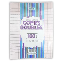 Doubles feuilles 100pages- Simple-Grand Modèle