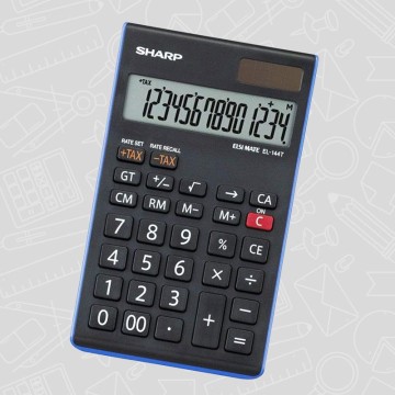 Calculatrice de Bureau SHARP EL-145T 14 Chiffres Noir