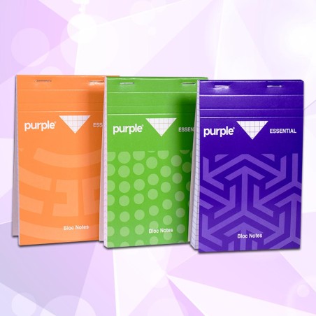 Bloc notes A5 Purple - 100 pages