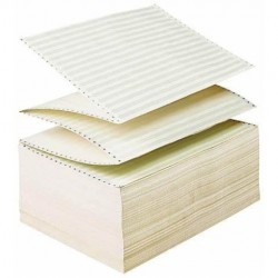 Rame Papier Listing A4 2 exp 11x24 cm-500 Feuilles