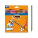 Crayons de couleur Bic GM de 24