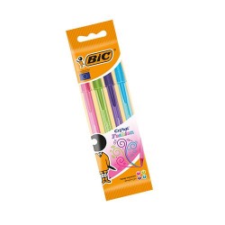 Pochette de 4 Stylos BIC Cristal Fashion