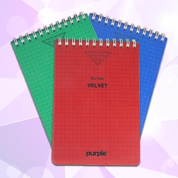 BLOC NOTE A4 AVEC SPIRAL