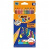 Crayons de couleur Bic Kids - 12 crayons