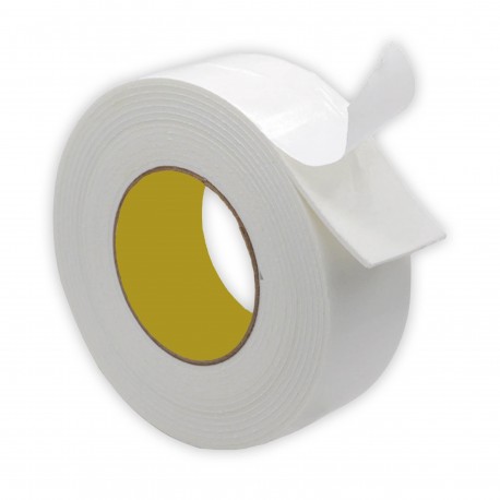 SCOTCH DOUBLE FACE Blanc 25 mm x 10
