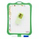 Ardoise double face LE COQ (craie et stylo)