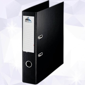 Classeur Chorno Grand modèle Standard Noir  -OfficePlast PLASTIPAP