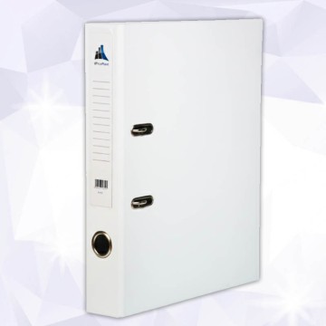 Classeur Chrono Grand modèle Standard Blanc  -OfficePlast PLASTIPAP