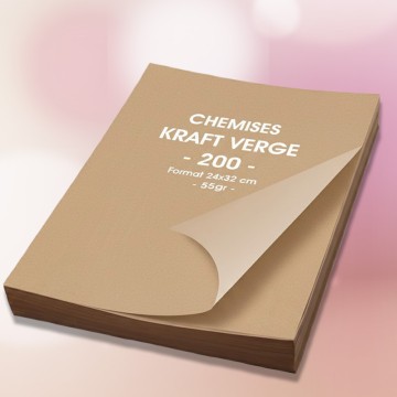 Chemises Kraft Format A4 - 200 pcs