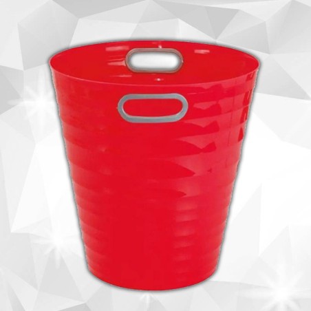 CORBEILLE A PAPIER ARK PLASTIQUE ROUGE