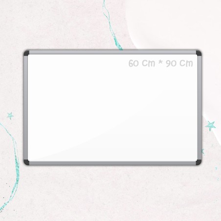Tableau Blanc Cadre Aluminium 60x90