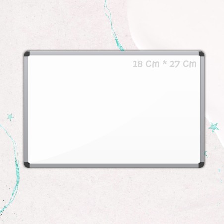 Tableau Blanc Cadre Aluminium 18x27